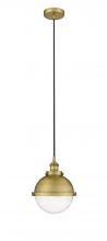  616-1PH-BB-HFS-84-BB - Hampden - 1 Light - 9 inch - Brushed Brass - Cord hung - Mini Pendant