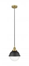  616-1PH-BB-HFS-84-BK - Edison - 1 Light - 9 inch - Brushed Brass - Mini Pendant