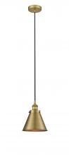  616-1PH-BB-M13-BB - Appalachian - 1 Light - 8 inch - Brushed Brass - Mini Pendant