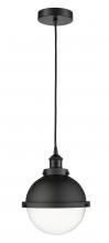  616-1PH-BK-HFS-82-BK - Hampden - 1 Light - 9 inch - Matte Black - Cord hung - Mini Pendant