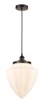  616-1PH-OB-G661-12-LED - Bullet - 1 Light - 12 inch - Oil Rubbed Bronze - Cord hung - Mini Pendant