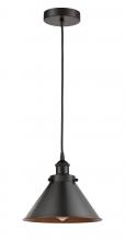  616-1PH-OB-M10-OB-LED - Briarcliff - 1 Light - 10 inch - Oil Rubbed Bronze - Cord hung - Mini Pendant