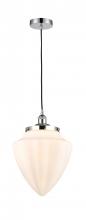  616-1PH-PC-G661-12 - Bullet - 1 Light - 12 inch - Polished Chrome - Cord hung - Mini Pendant