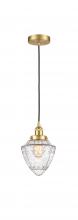  616-1PH-SG-G664-7 - Bullet - 1 Light - 7 inch - Satin Gold - Cord hung - Mini Pendant