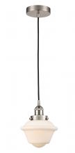  616-1PH-SN-G531 - Oxford - 1 Light - 7 inch - Brushed Satin Nickel - Cord hung - Mini Pendant