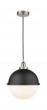  616-1PH-SN-HFS-121-BK - Edison - 1 Light - 13 inch - Satin Nickel - Mini Pendant