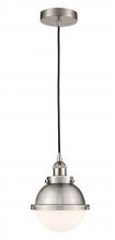  616-1PH-SN-HFS-61-SN - Hampden - 1 Light - 7 inch - Brushed Satin Nickel - Cord hung - Mini Pendant