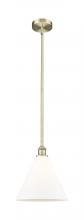  616-1S-AB-GBC-121-LED - Berkshire - 1 Light - 12 inch - Antique Brass - Cord hung - Mini Pendant