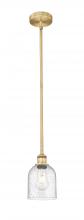  616-1S-BB-G558-6SDY - Bella - 1 Light - 6 inch - Brushed Brass - Cord hung - Mini Pendant