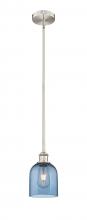  616-1S-SN-G558-6BL - Bella - 1 Light - 6 inch - Brushed Satin Nickel - Cord hung - Mini Pendant