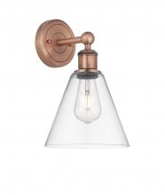  616-1W-AC-GBC-82 - Berkshire - 1 Light - 8 inch - Antique Copper - Sconce