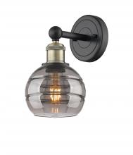  616-1W-BAB-G556-6SM - Rochester - 1 Light - 6 inch - Black Antique Brass - Sconce