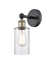  616-1W-BAB-G802 - Clymer - 1 Light - 4 inch - Black Antique Brass - Sconce