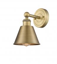  616-1W-BB-M8-BB - Smithfield - 1 Light - 7 inch - Brushed Brass - Sconce