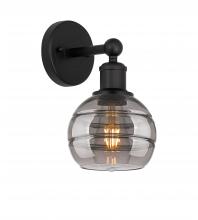  616-1W-BK-G556-6SM - Rochester - 1 Light - 6 inch - Matte Black - Sconce