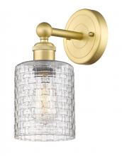  616-1W-SG-G112C-5CL - Cobbleskill - 1 Light - 5 inch - Satin Gold - Sconce