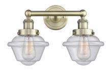  616-2W-AB-G534 - Oxford - 2 Light - 16 inch - Antique Brass - Bath Vanity Light