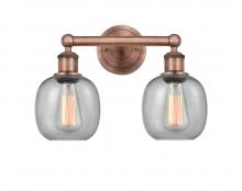  616-2W-AC-G104 - Belfast - 2 Light - 15 inch - Antique Copper - Bath Vanity Light