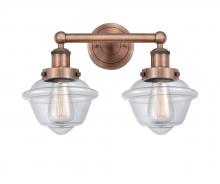  616-2W-AC-G532 - Oxford - 2 Light - 16 inch - Antique Copper - Bath Vanity Light