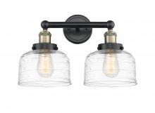  616-2W-BAB-G713 - Bell - 2 Light - 17 inch - Black Antique Brass - Bath Vanity Light