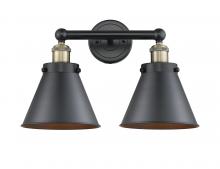  616-2W-BAB-M13-BK - Appalachian - 2 Light - 17 inch - Black Antique Brass - Bath Vanity Light