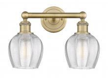  616-2W-BB-G462-6 - Norfolk - 2 Light - 15 inch - Brushed Brass - Bath Vanity Light