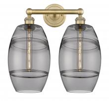  616-2W-BB-G557-8SM - Vaz - 2 Light - 17 inch - Brushed Brass - Bath Vanity Light