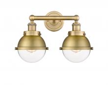  616-2W-BB-HFS-62-BB - Hampden - 2 Light - 16 inch - Brushed Brass - Bath Vanity Light