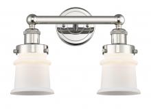  616-2W-PN-G181S - Canton - 2 Light - 14 inch - Polished Nickel - Bath Vanity Light