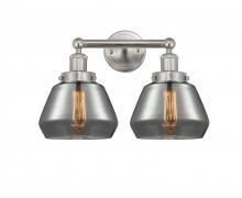  616-2W-SN-G173 - Fulton - 2 Light - 16 inch - Brushed Satin Nickel - Bath Vanity Light