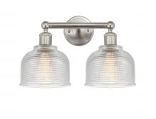  616-2W-SN-G412 - Dayton - 2 Light - 15 inch - Brushed Satin Nickel - Bath Vanity Light