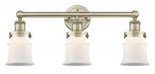  616-3W-AB-G181S - Canton - 3 Light - 23 inch - Antique Brass - Bath Vanity Light