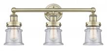  616-3W-AB-G184S - Canton - 3 Light - 23 inch - Antique Brass - Bath Vanity Light