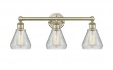  616-3W-AB-G275 - Conesus - 3 Light - 24 inch - Antique Brass - Bath Vanity Light