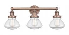  616-3W-AC-G324 - Olean - 3 Light - 25 inch - Antique Copper - Bath Vanity Light