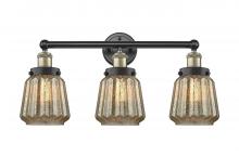  616-3W-BAB-G146 - Chatham - 3 Light - 25 inch - Black Antique Brass - Bath Vanity Light