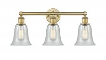  616-3W-BB-G2812 - Hanover - 3 Light - 24 inch - Brushed Brass - Bath Vanity Light