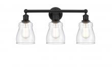  616-3W-BK-G392 - Ellery - 3 Light - 23 inch - Matte Black - Bath Vanity Light