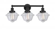  616-3W-BK-G532 - Oxford - 3 Light - 25 inch - Matte Black - Bath Vanity Light