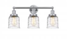  616-3W-PC-G513 - Bell - 3 Light - 23 inch - Polished Chrome - Bath Vanity Light