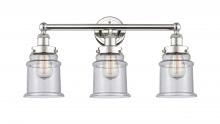  616-3W-PN-G184 - Canton - 3 Light - 24 inch - Polished Nickel - Bath Vanity Light