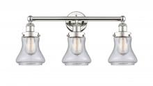  616-3W-PN-G194 - Bellmont - 3 Light - 24 inch - Polished Nickel - Bath Vanity Light