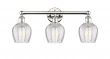  616-3W-PN-G462-6 - Norfolk - 3 Light - 24 inch - Polished Nickel - Bath Vanity Light