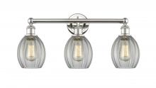  616-3W-PN-G82 - Eaton - 3 Light - 24 inch - Polished Nickel - Bath Vanity Light