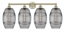  616-4W-AB-G557-8SM - Vaz - 4 Light - 35 inch - Antique Brass - Bath Vanity Light