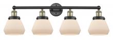  616-4W-BAB-G171 - Fulton - 4 Light - 34 inch - Black Antique Brass - Bath Vanity Light