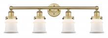  616-4W-BB-G181S - Canton - 4 Light - 32 inch - Brushed Brass - Bath Vanity Light