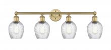  616-4W-BB-G292 - Salina - 4 Light - 33 inch - Brushed Brass - Bath Vanity Light