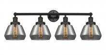  616-4W-OB-G173 - Fulton - 4 Light - 34 inch - Oil Rubbed Bronze - Bath Vanity Light