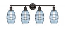  616-4W-OB-G557-6BL - Vaz - 4 Light - 33 inch - Oil Rubbed Bronze - Bath Vanity Light